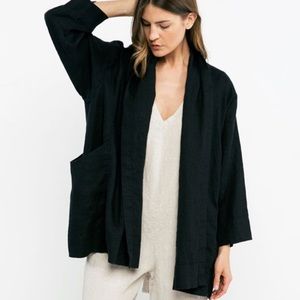 Elizabeth Suzann Clyde jacket, black,small.
